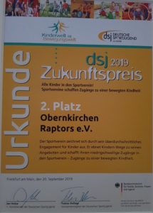 DSJ Zukunftspreis 2019 2. Platz